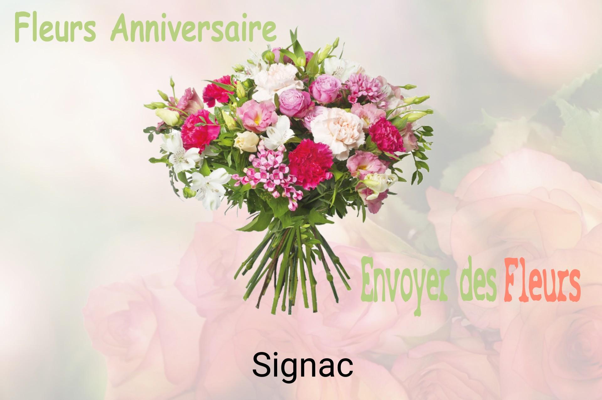 Bouquet de fleurs d’anniversaire livré à Signac